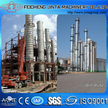 Álcool Destilado Etanol Destilado Satinless Steel Alcohol Distillation Column